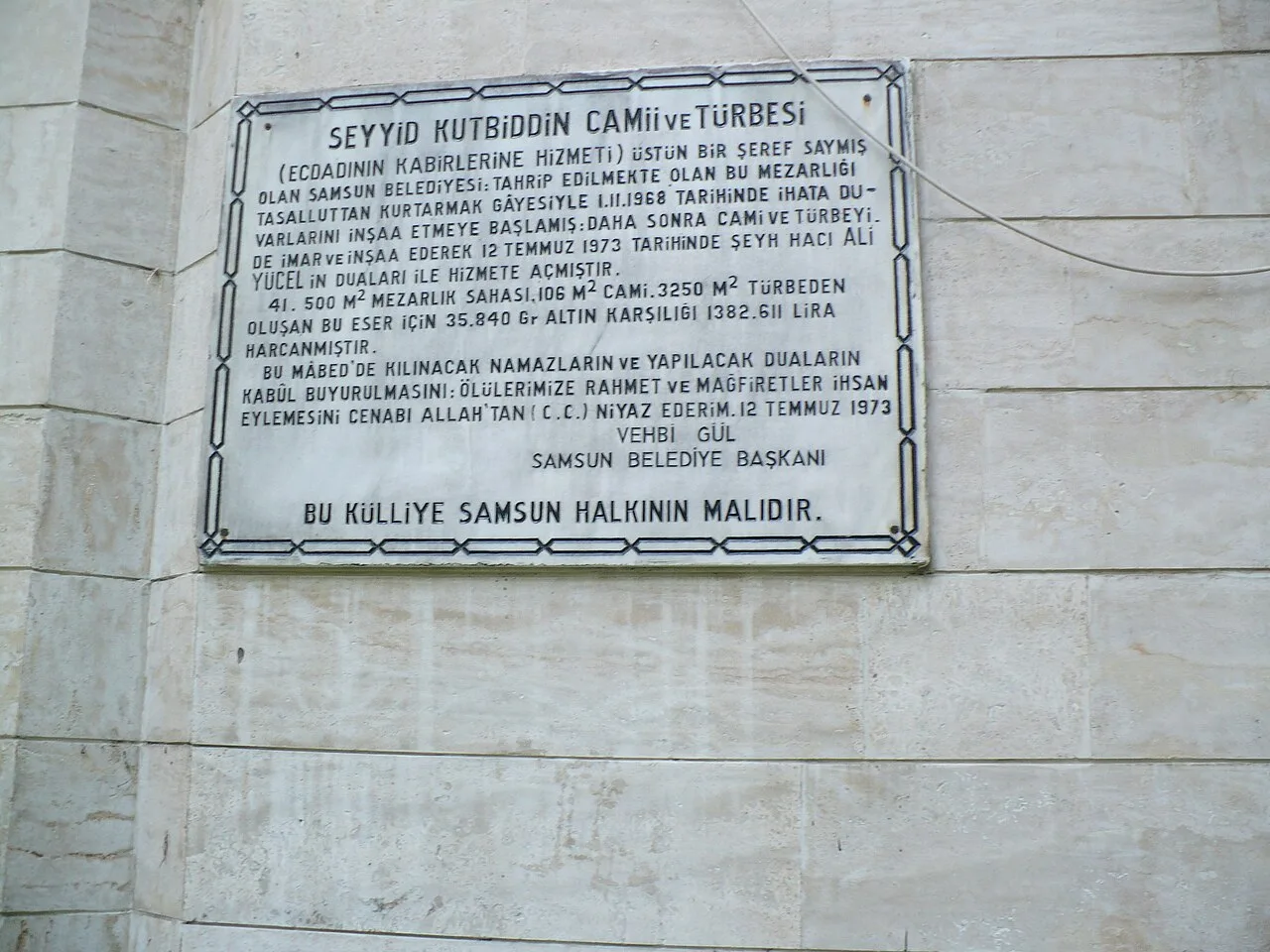 Seyyid Kutbiddin Türbe - Samsun